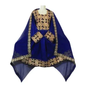 Afghan Dress In Blue Color
