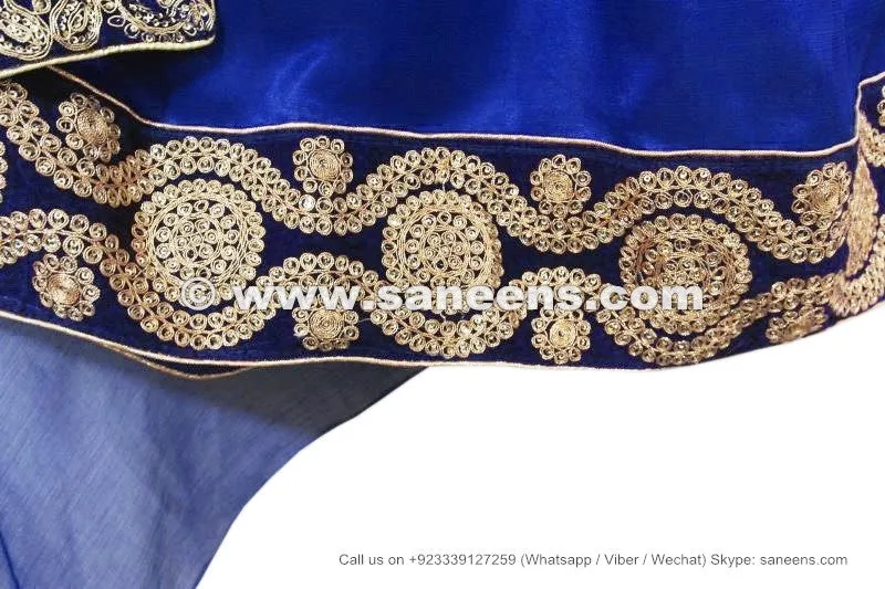 Afghan Dress In Blue Color