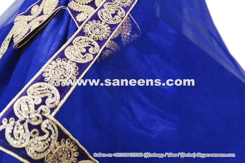 Afghan Dress In Blue Color
