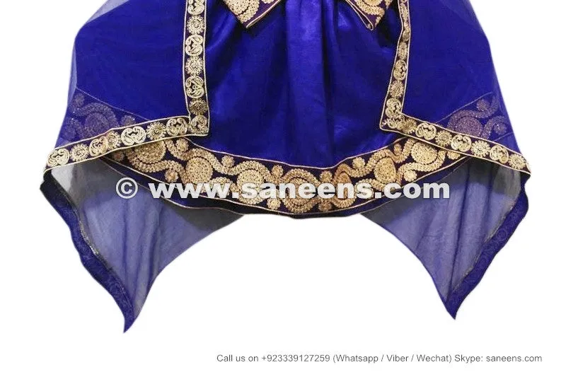 Afghan Dress In Blue Color