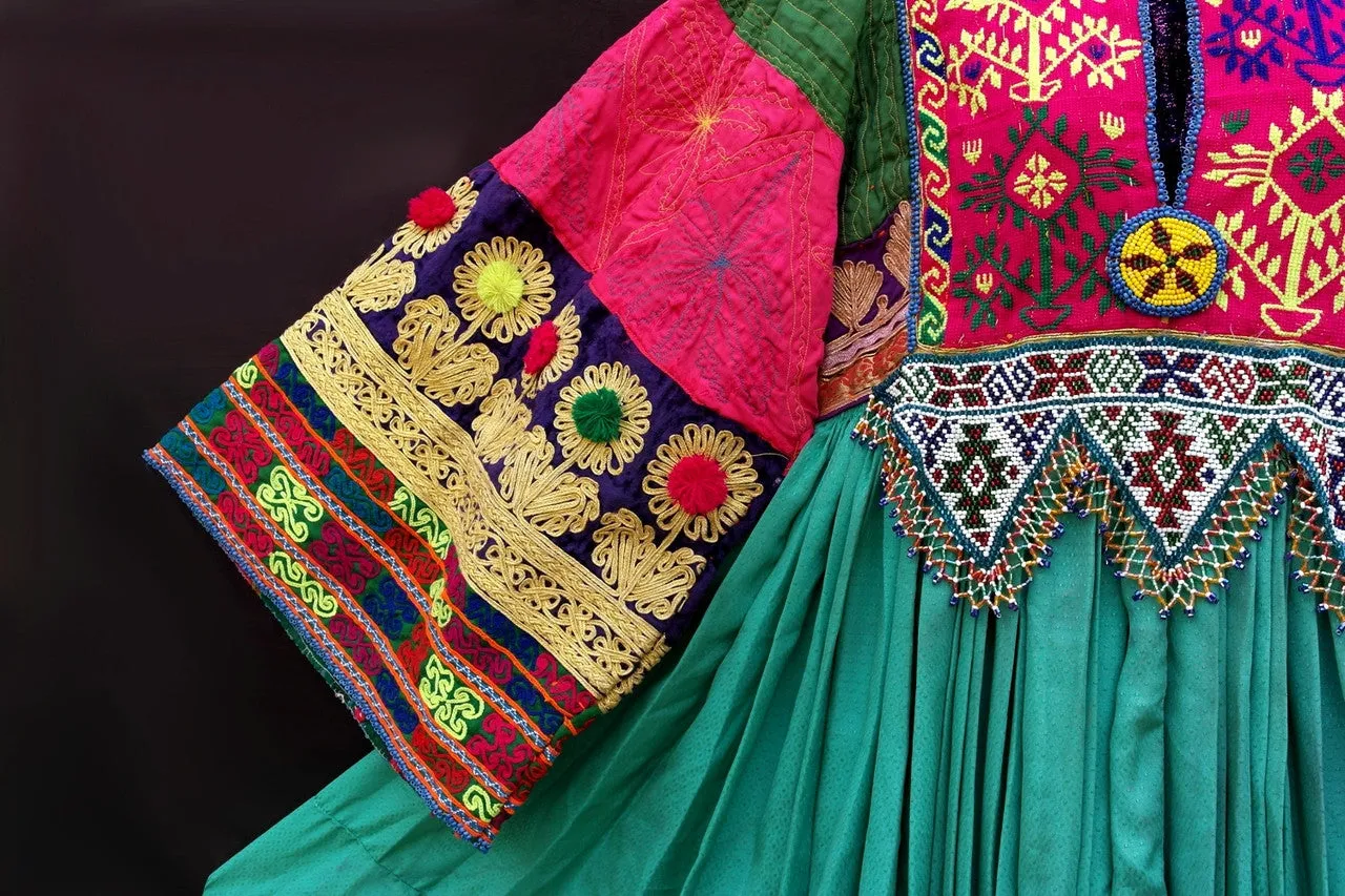 Afghan Dress Light Blue