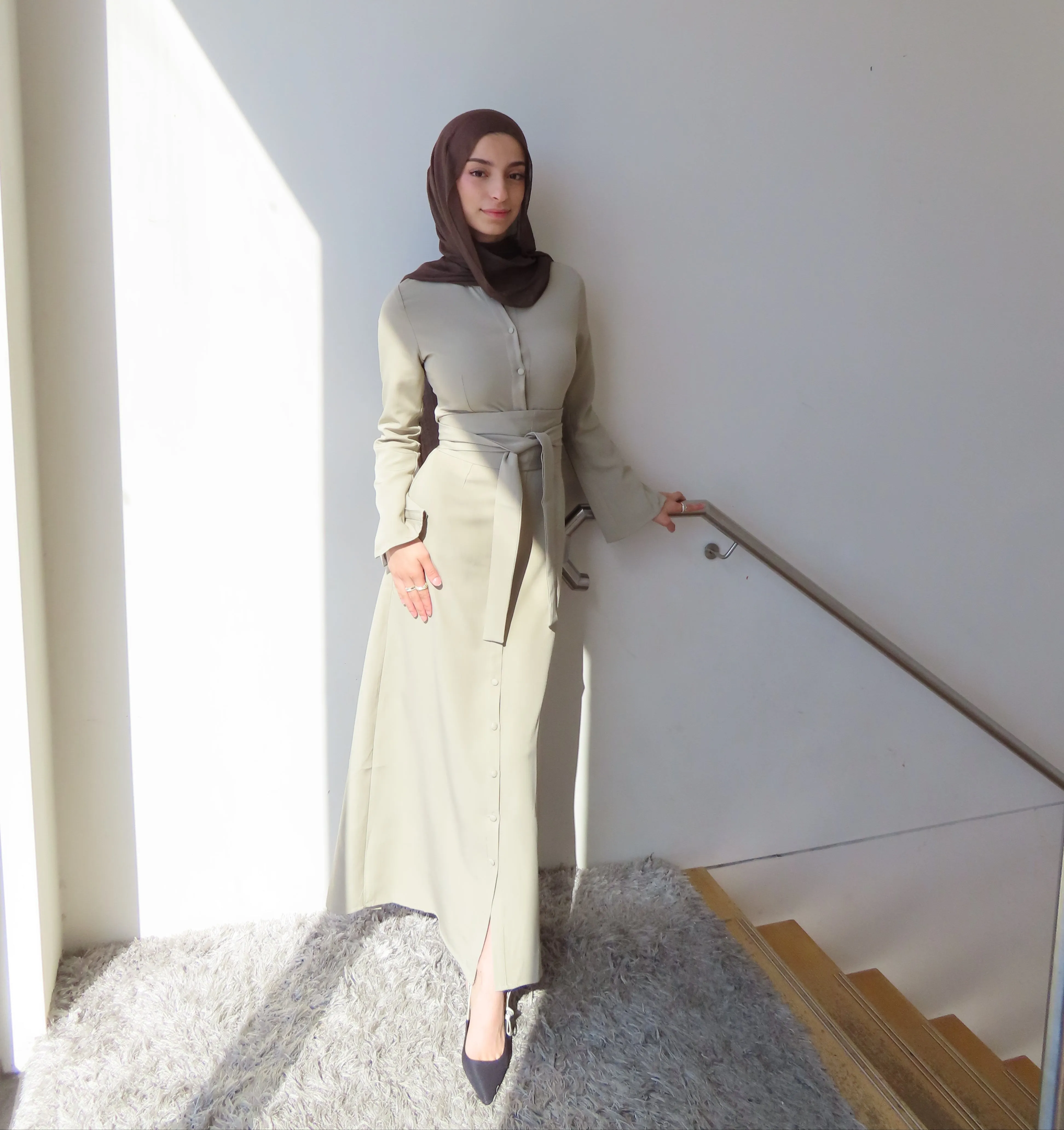 Amy Button Dress