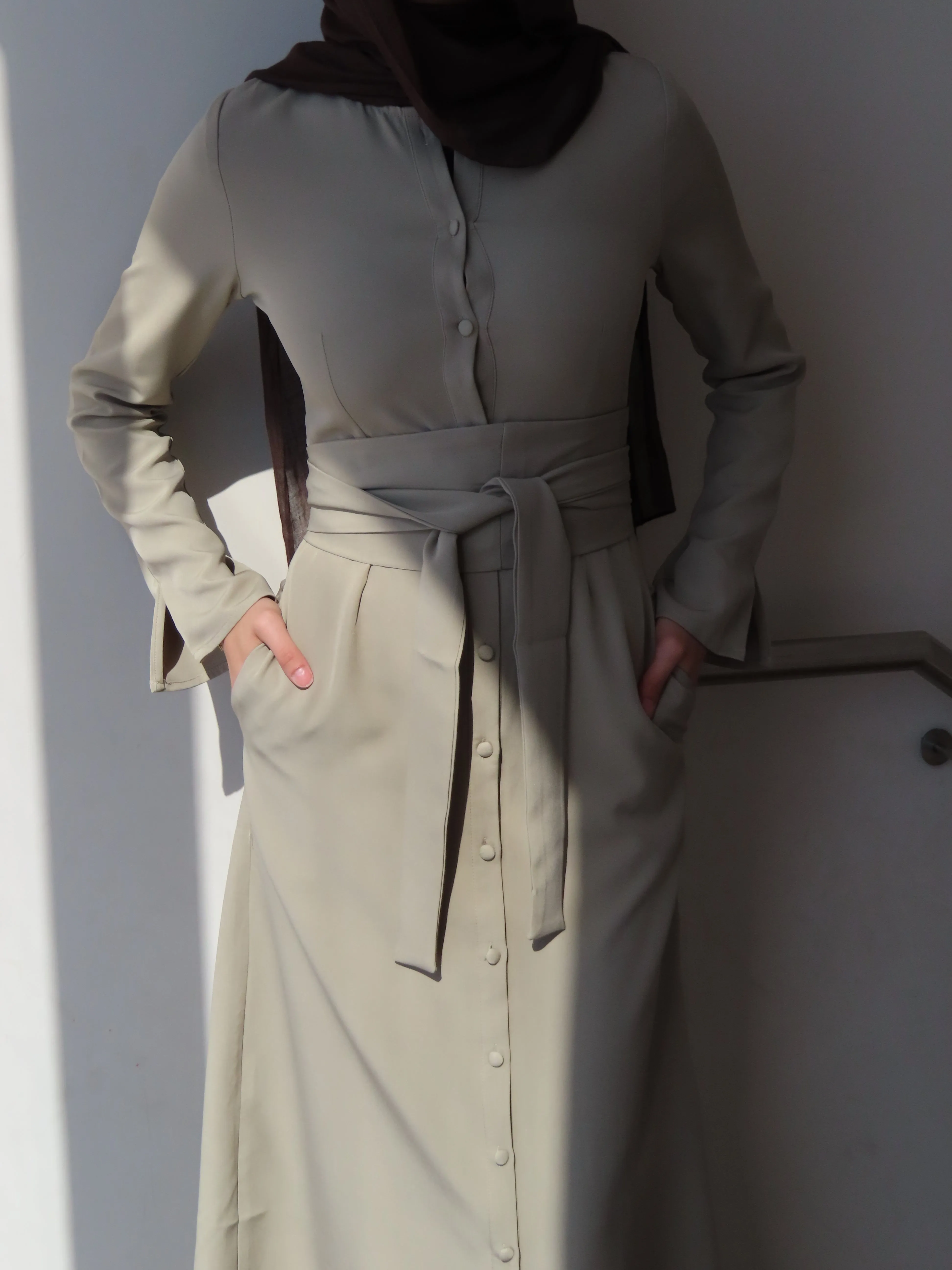Amy Button Dress