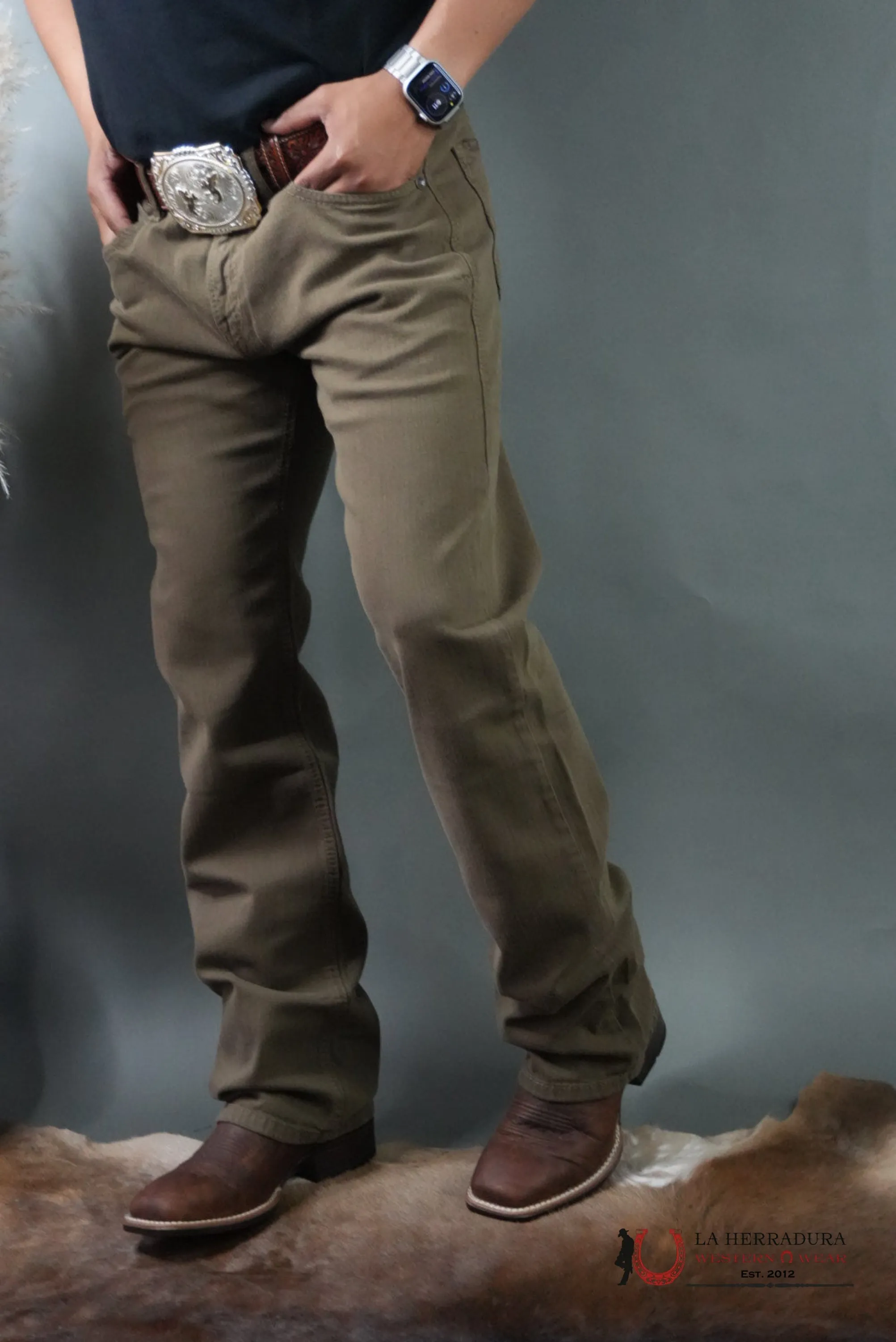 ARIAT MENS JEAN PEAT M7 SLIM FIT STRAIGHT LEG