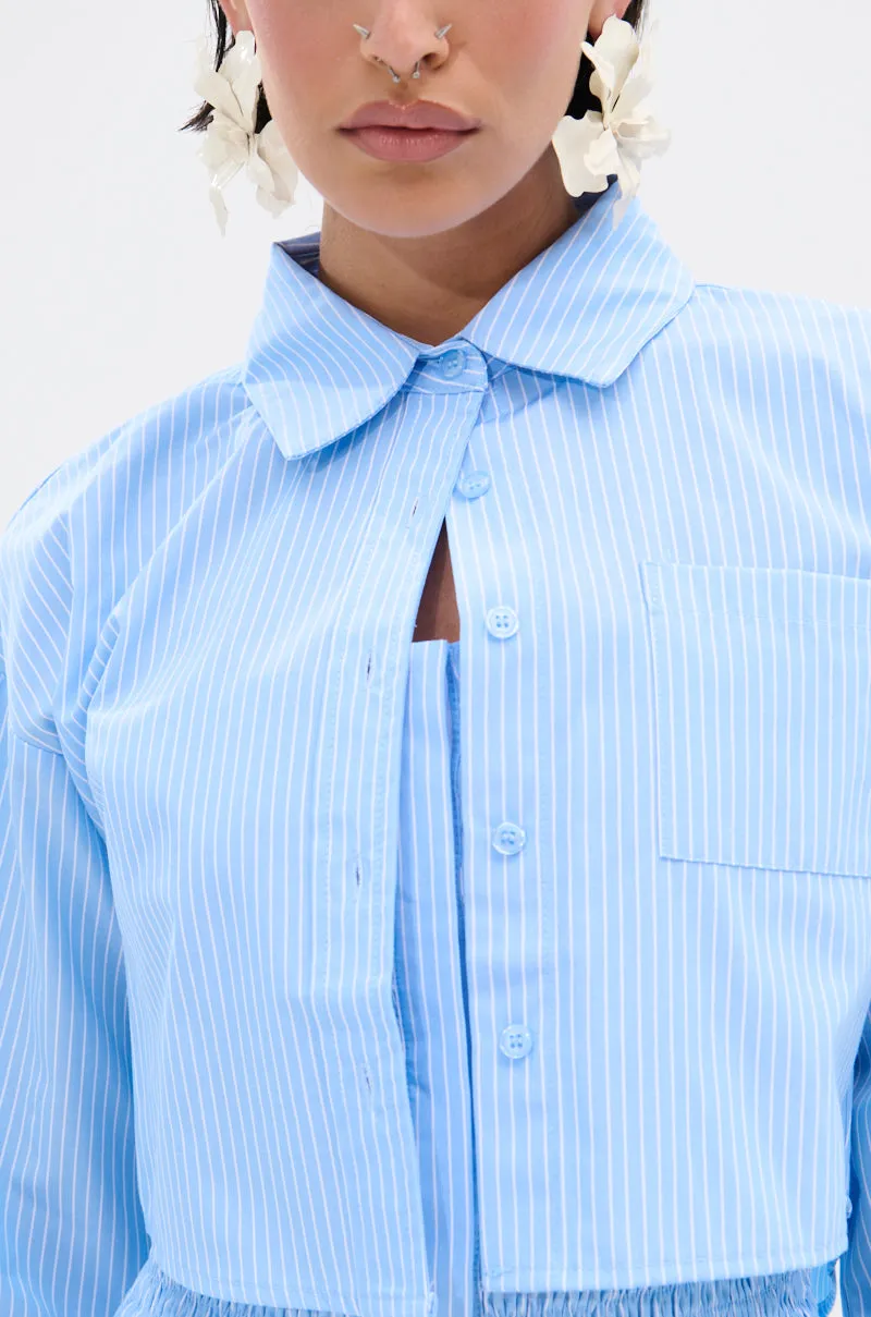 ASHLEY BUTTON DOWN TOP