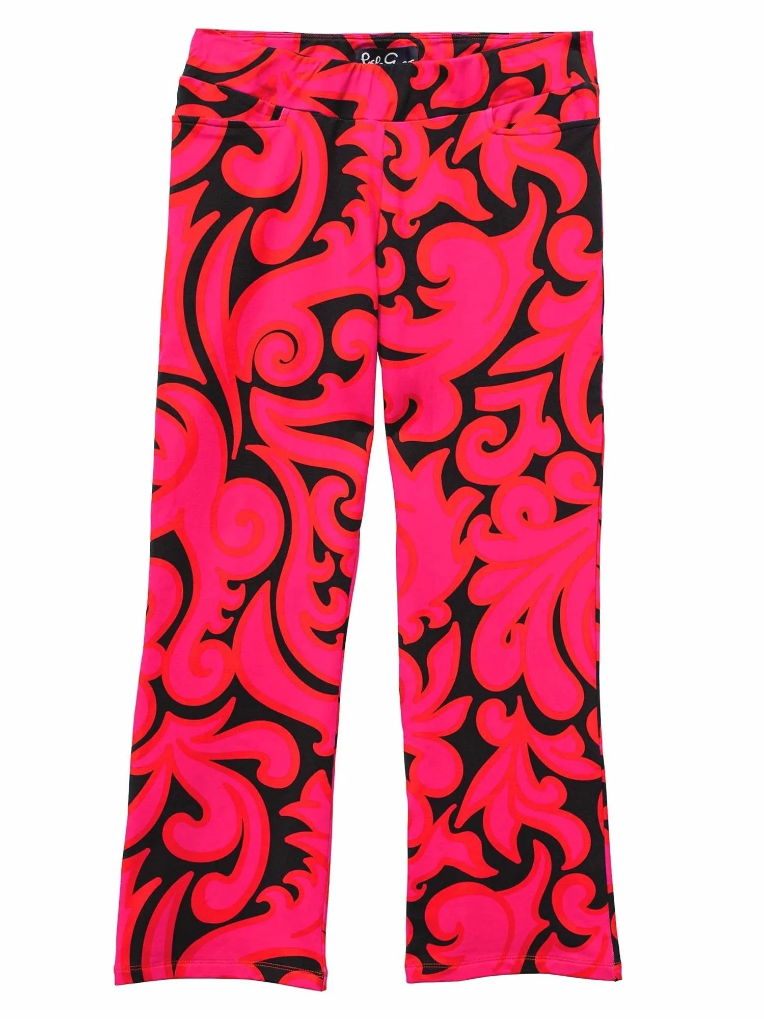 Audrey Pant In Pink Black