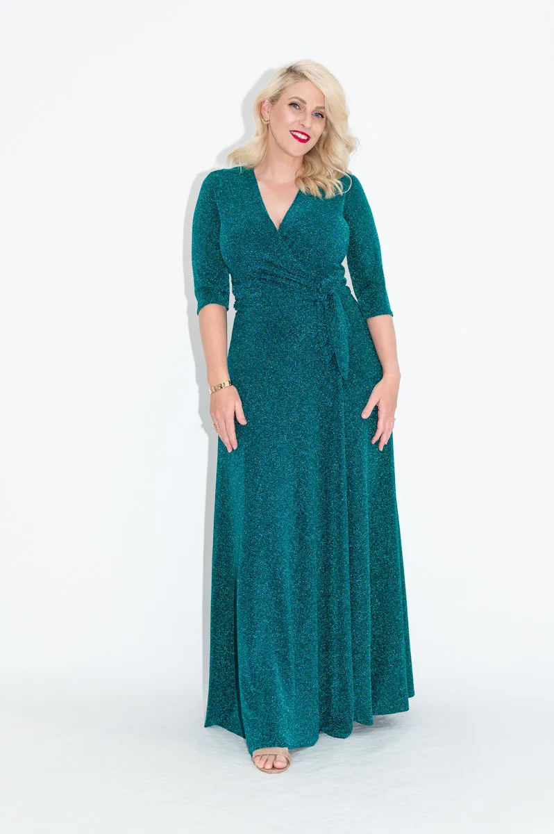 Aurora (Sparkly) - Wrap Dress