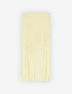 Baby Fox Patch Ribbed Midi Skirt Lemonade