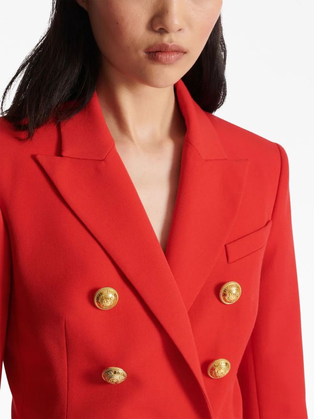 Balmain Jackets Red
