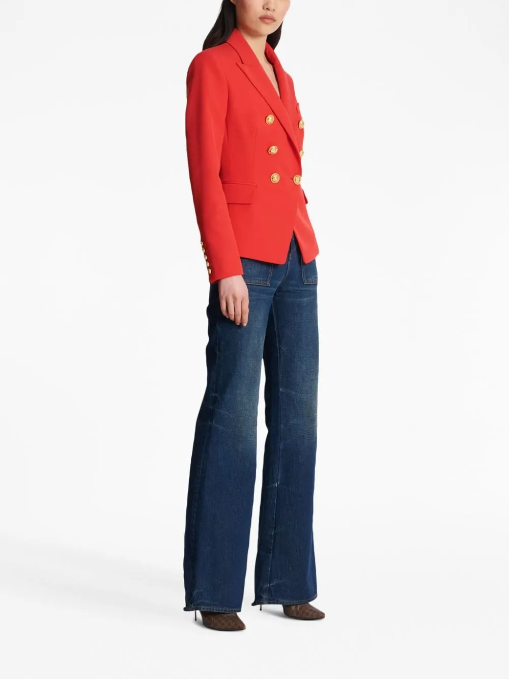 Balmain Jackets Red