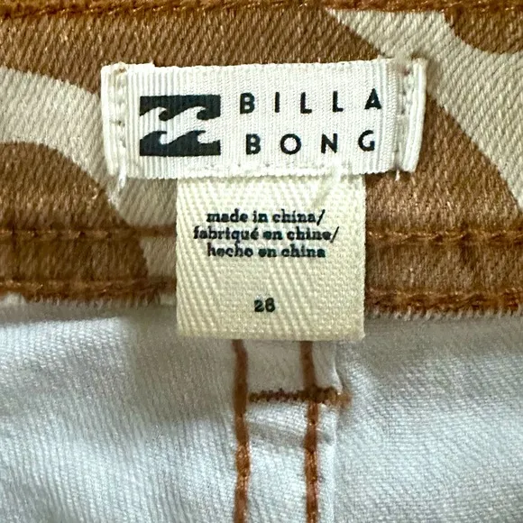 Billabong Free Fall High Waist Wide Leg Crop pants