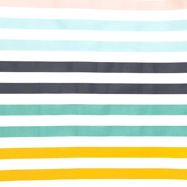 Bliss Sateen Fabric, Stripes- Width 120cm