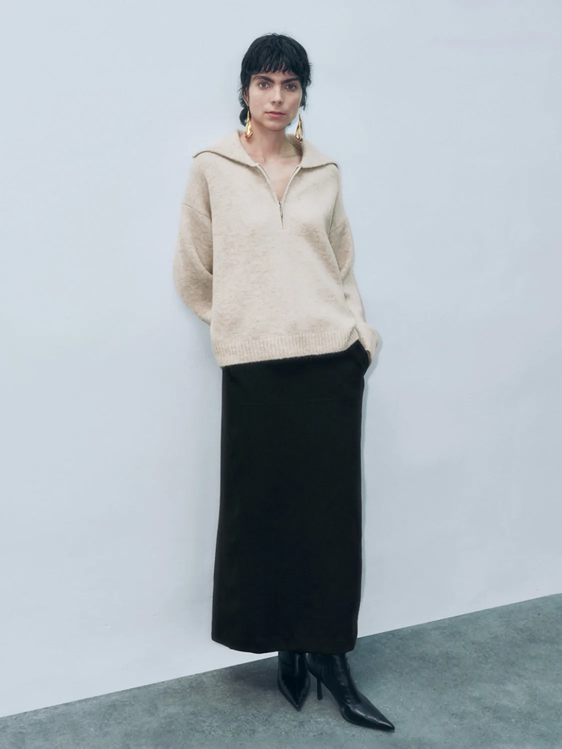 Bow Decor Straight Skirts