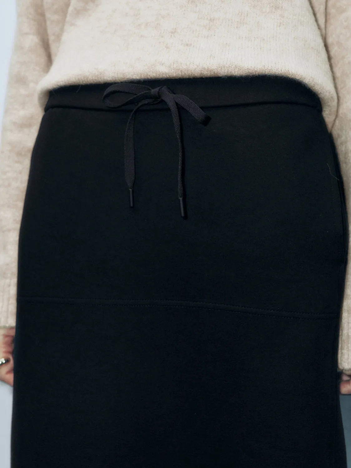 Bow Decor Straight Skirts
