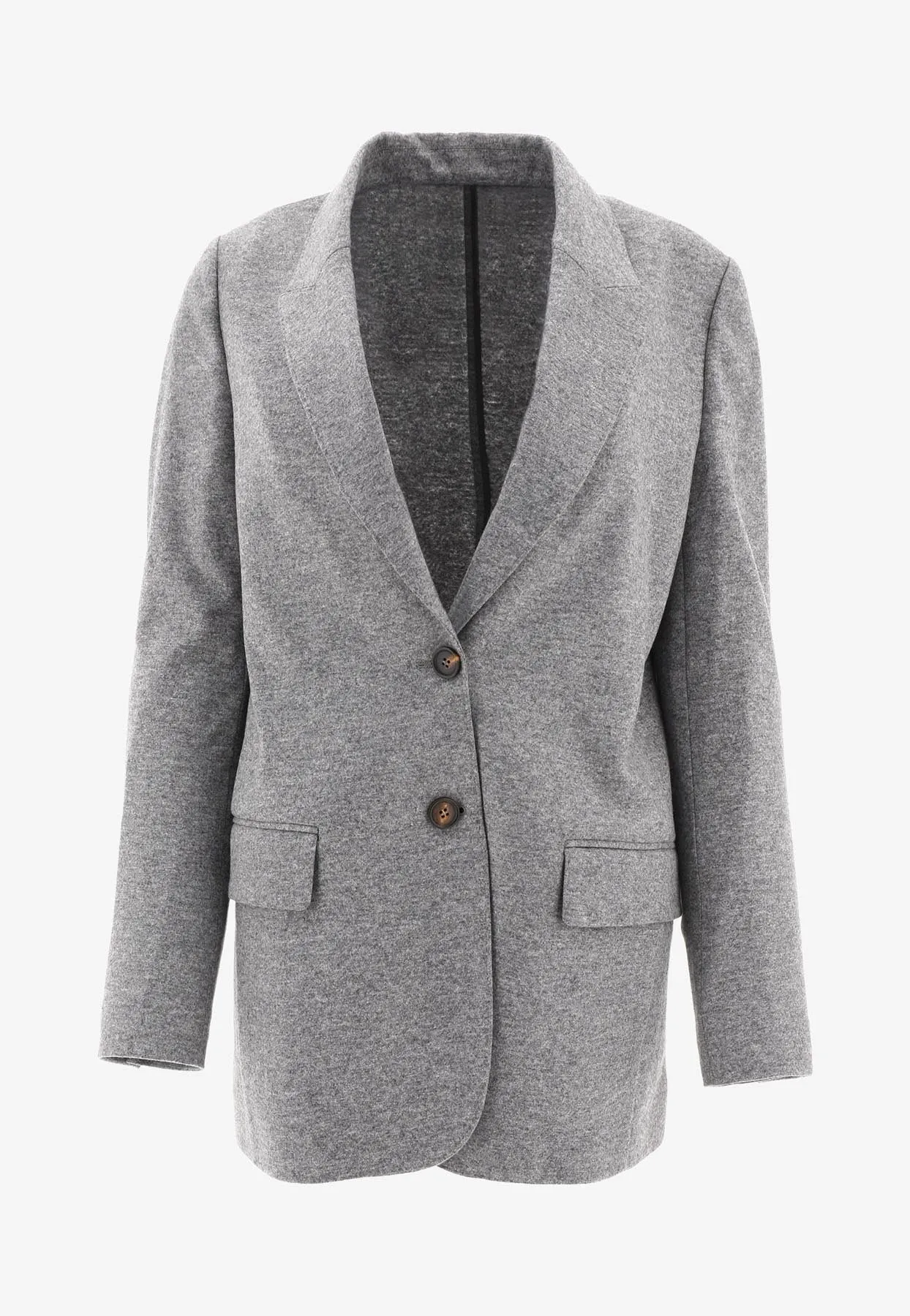 Cashmere Single-Breasted Blazer