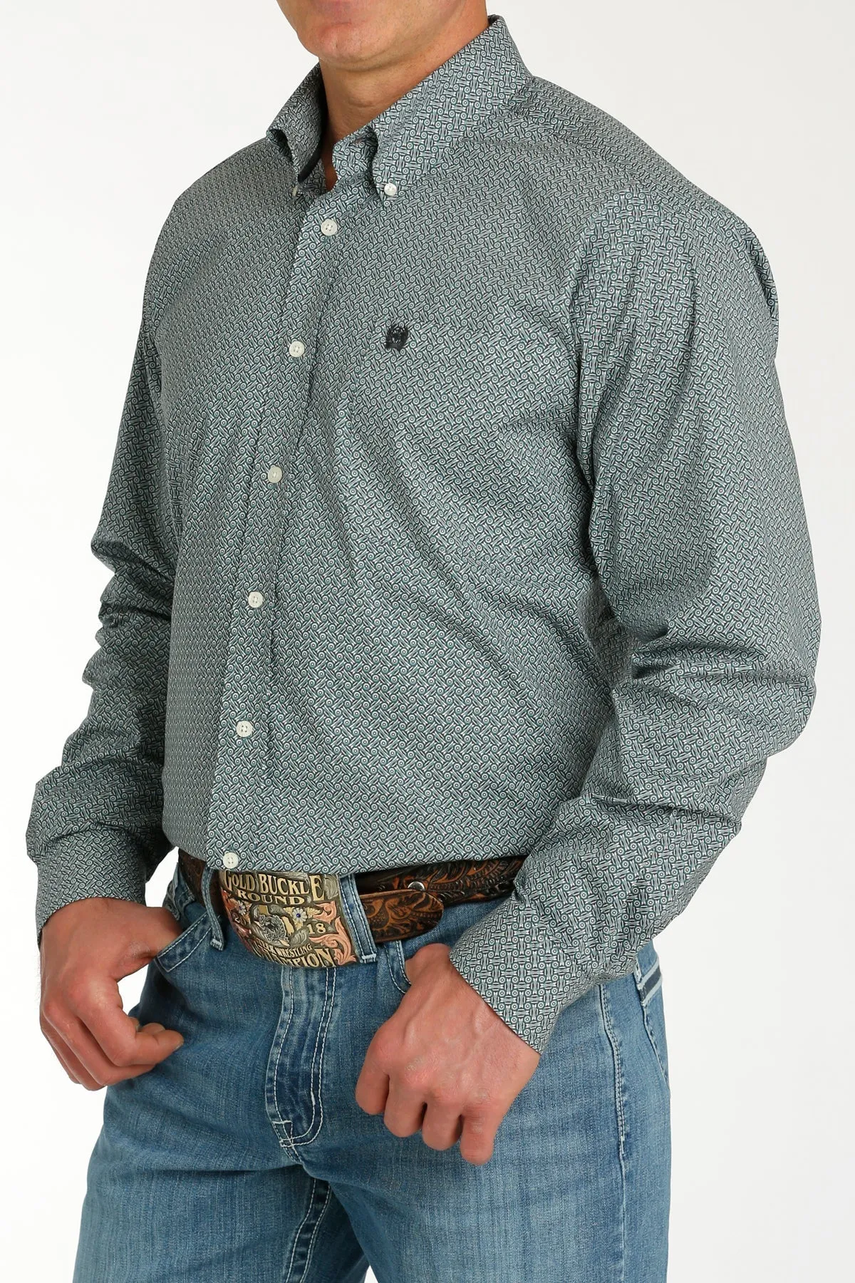 Cinch MNS Green LS Print MTW1105758