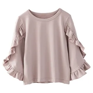 Colorful Childhood Ruffle Bat T-Shirt - Girls Size 6-7t