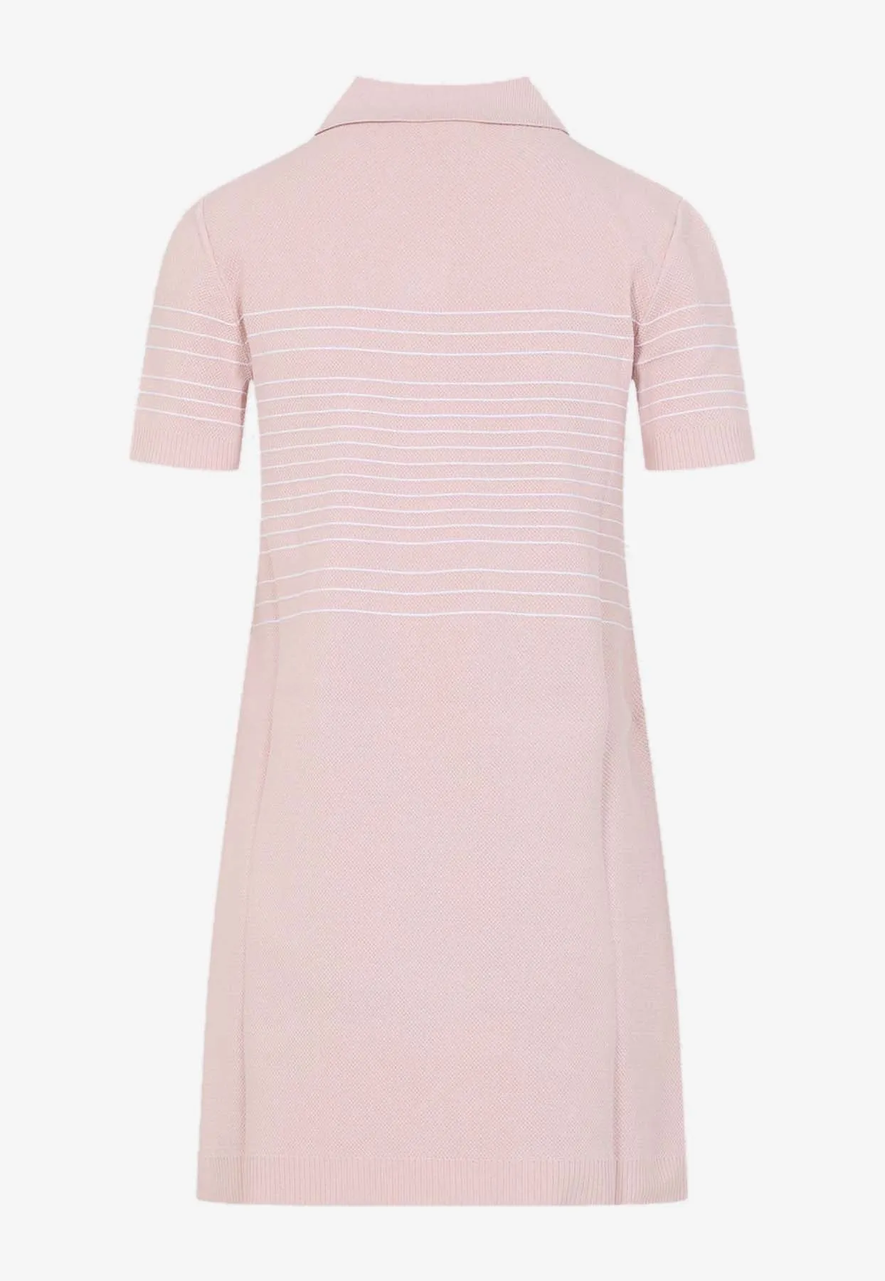 Compact Viscose Mini Polo Dress