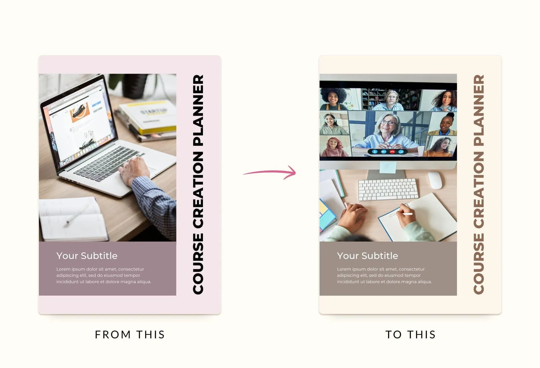 Course Creation Planner Canva Template