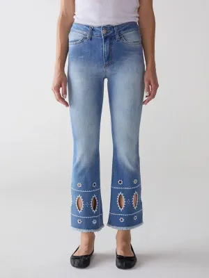 Cropped Denim Jeans