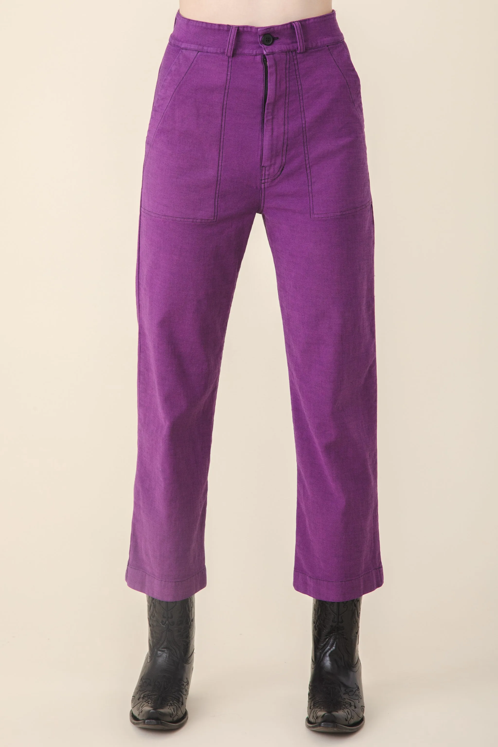 Denim Boiler Pant in Serum