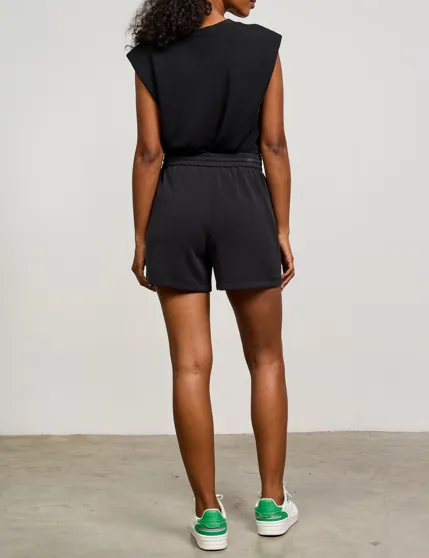 Dorothy Muscle Top Black
