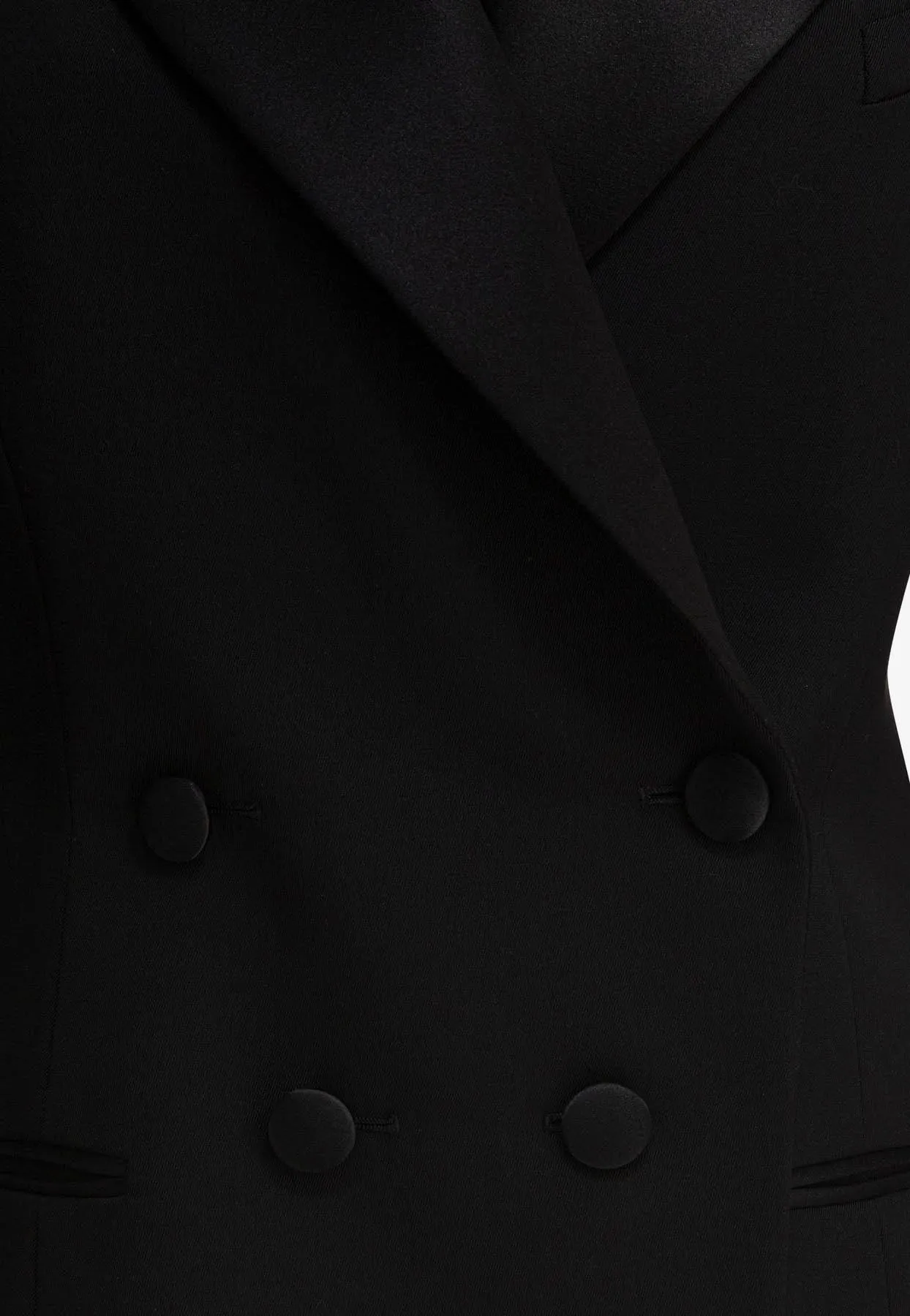 Double-Breasted Tuxedo Jacket