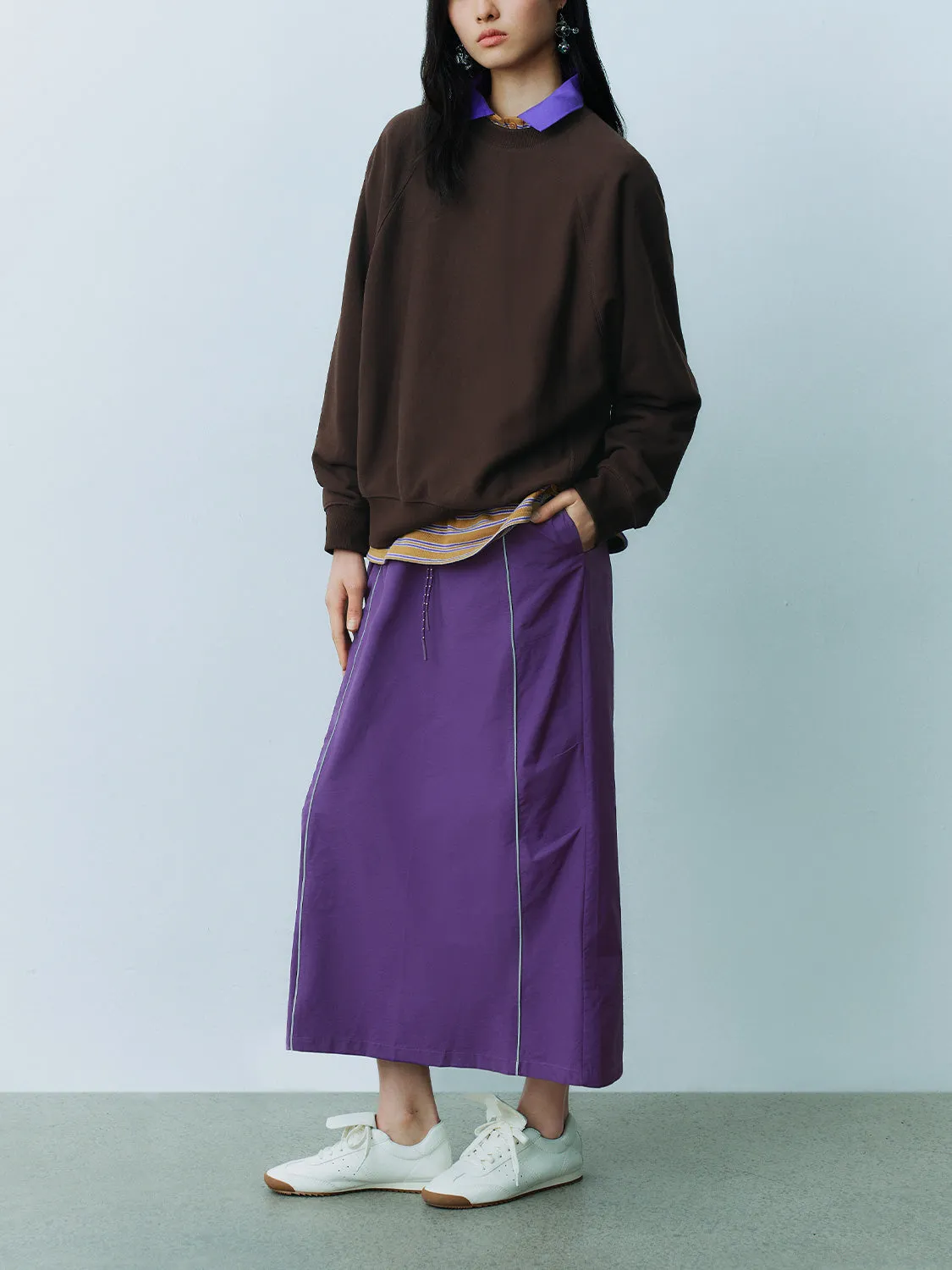 Drawstring Straight Skirts