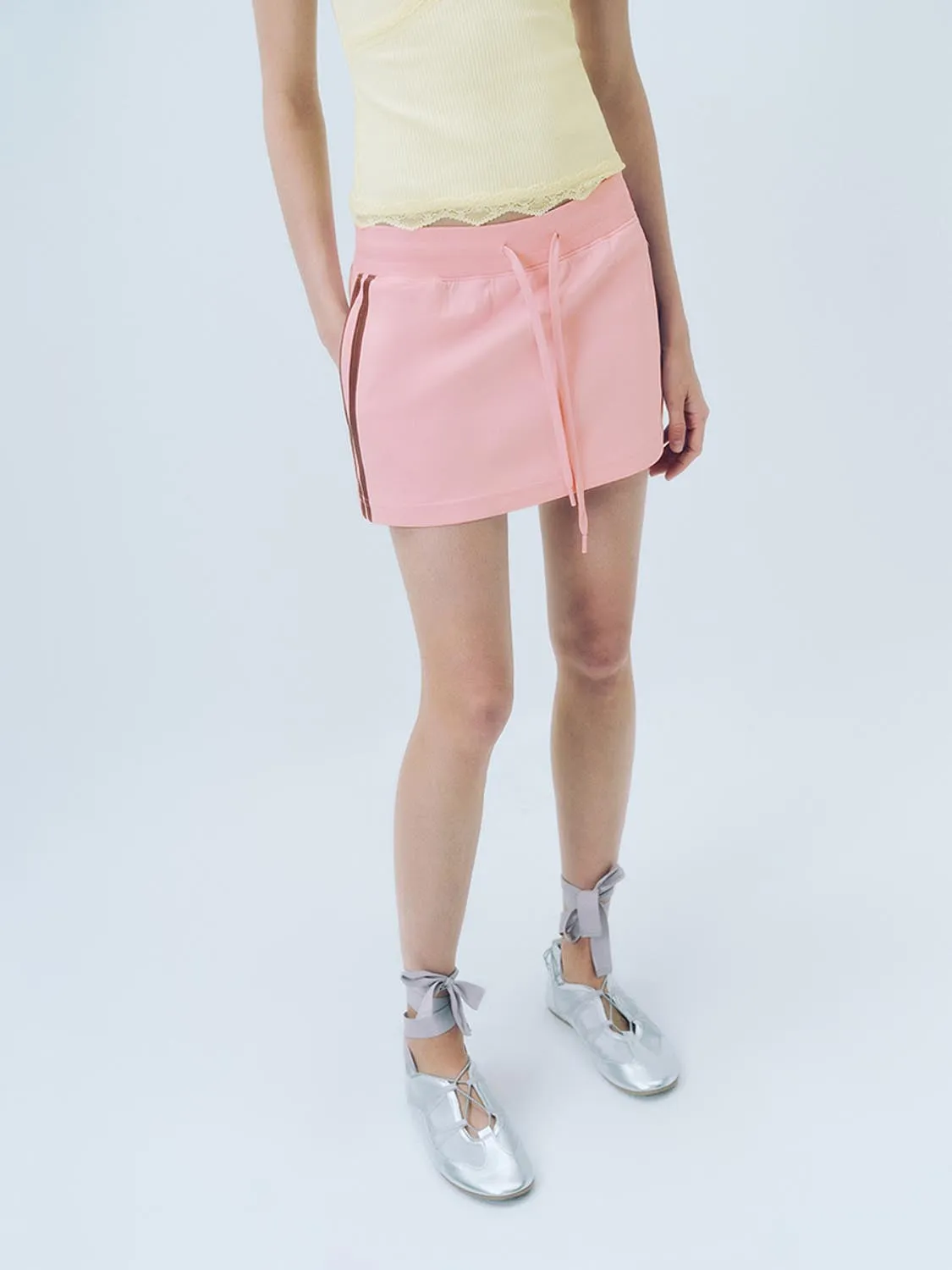 Drawstring Straight Skirts