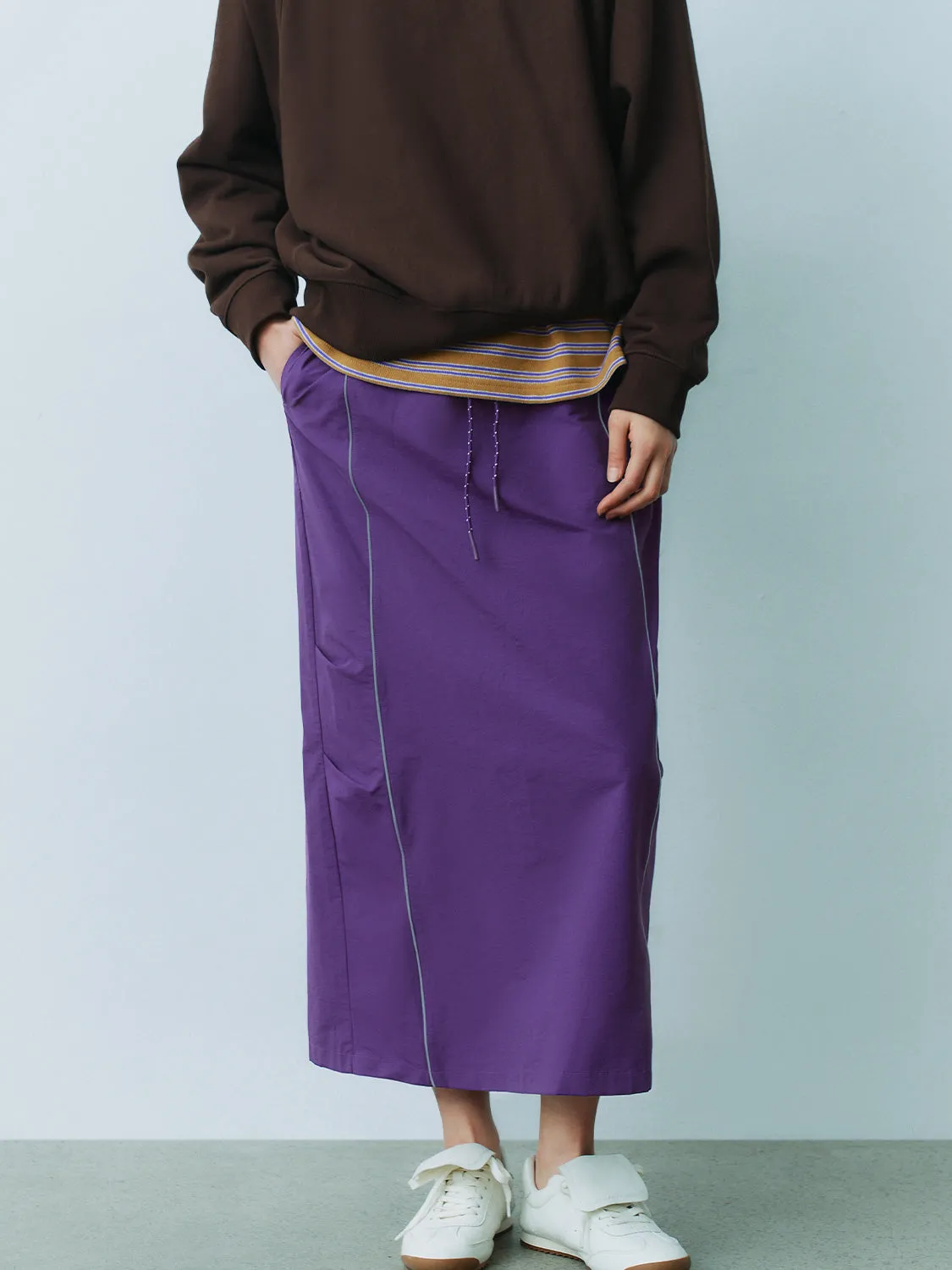 Drawstring Straight Skirts