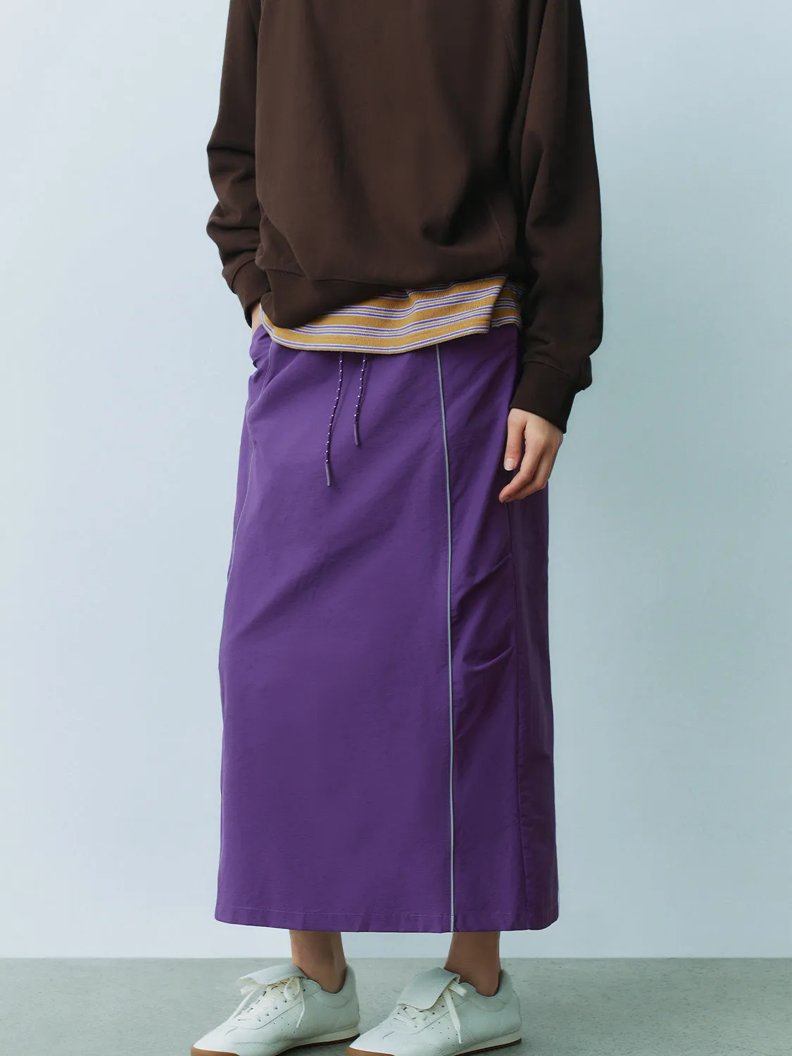 Drawstring Straight Skirts