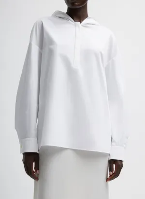Eco Poplin Hooded Shirt