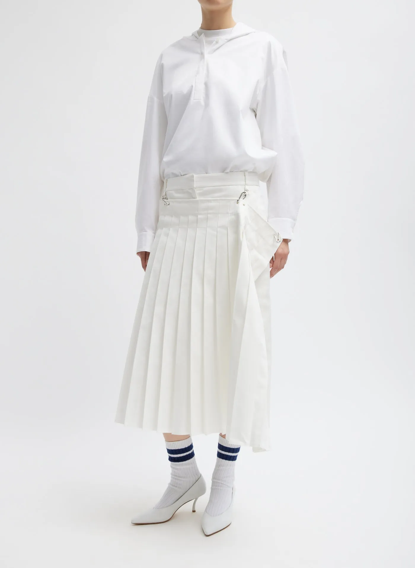 Eco Poplin Hooded Shirt