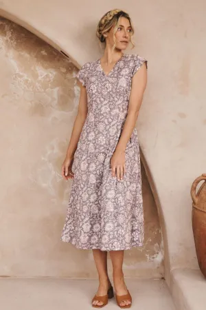Ellie Wrap Dress - Viola