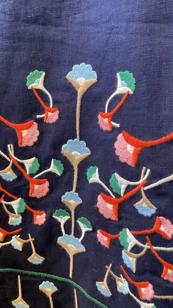 Embroidered Midi Skirt