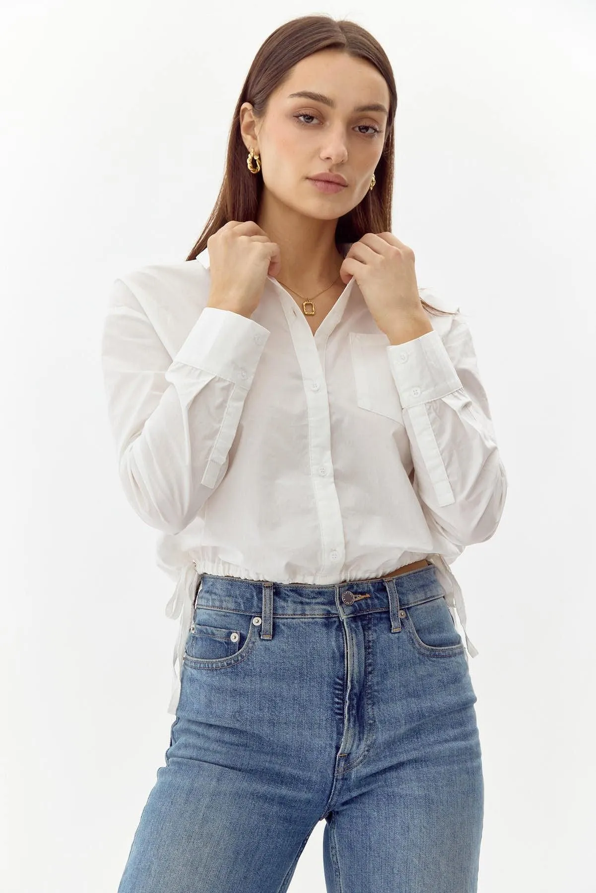 Eslee Poplin Top