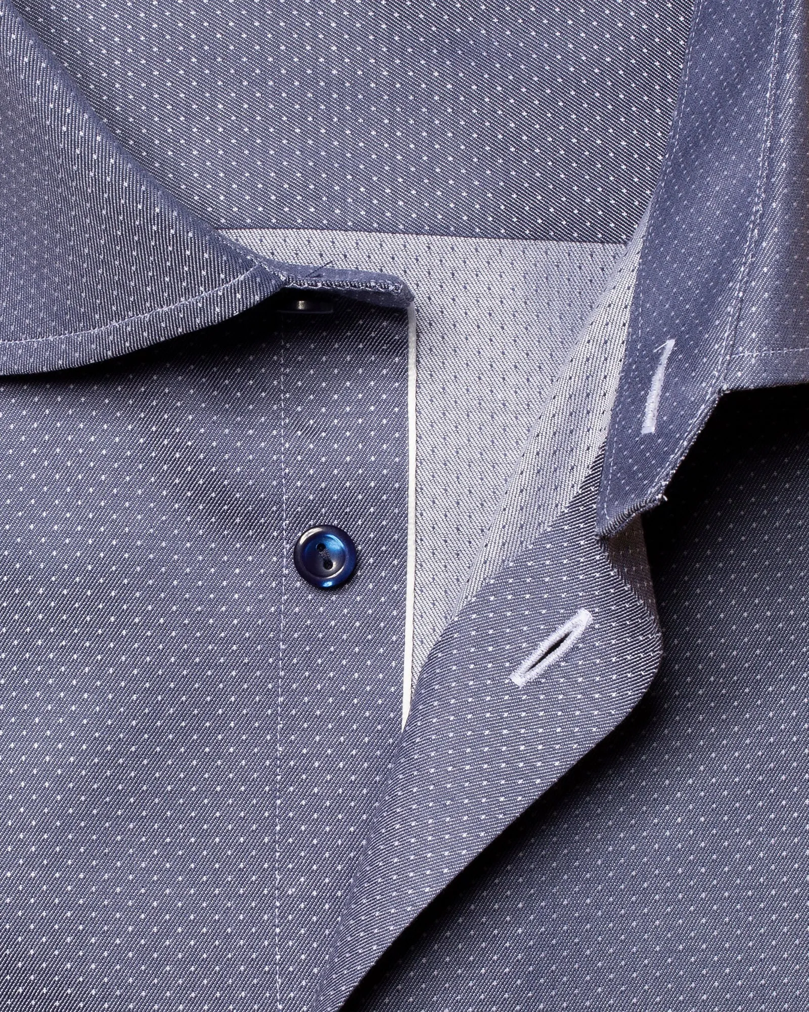 ETON 10000235529 GUNMETAL SLIM SINGLE CUFF SHIRT