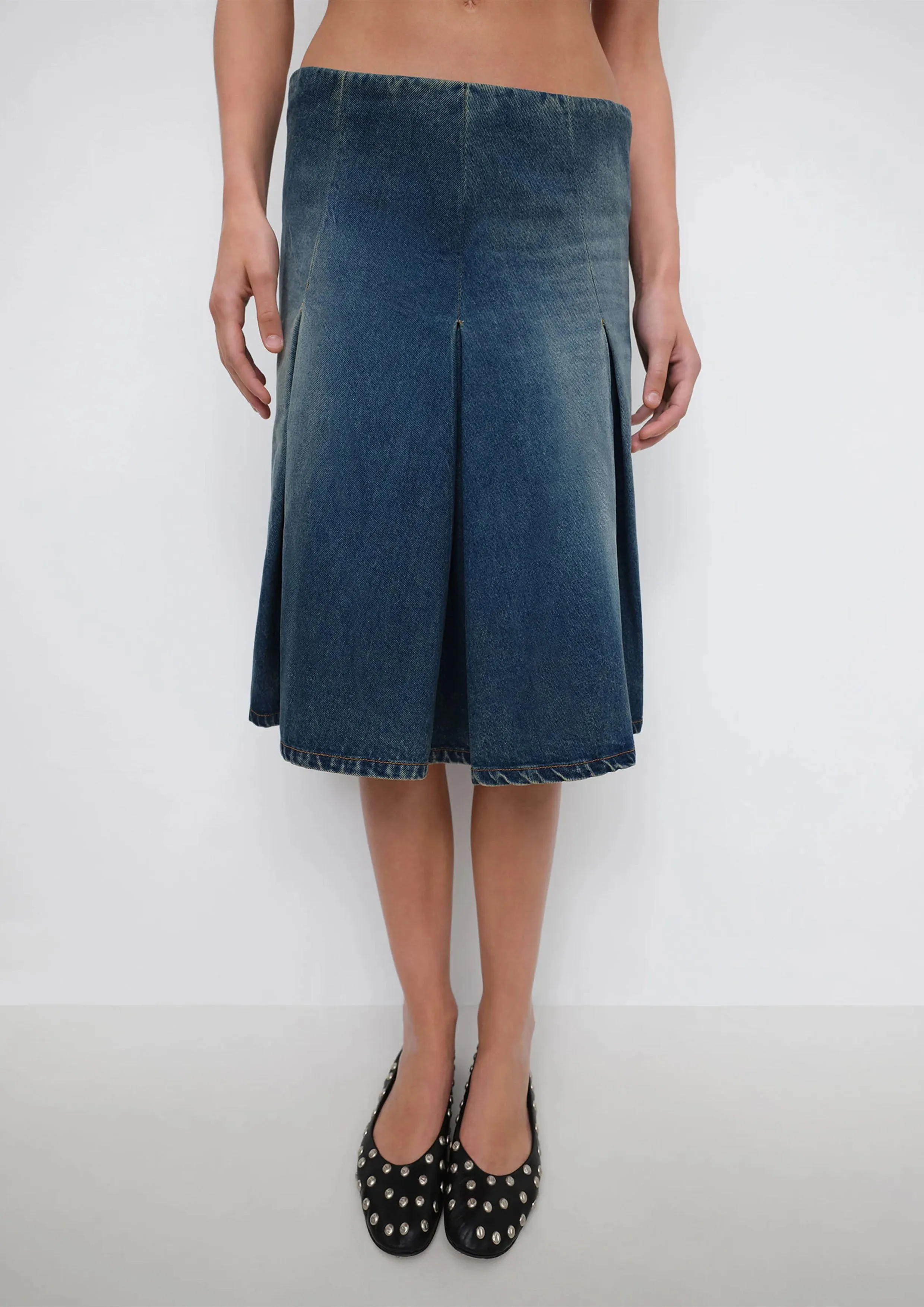GIMAGUAS - CORINNE MIDI SKIRT BLUE