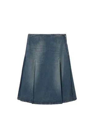 GIMAGUAS - CORINNE MIDI SKIRT BLUE