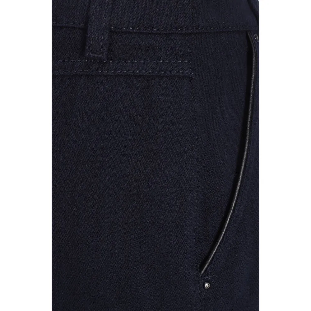 Giorgio Armani Blue Cotton Skirt