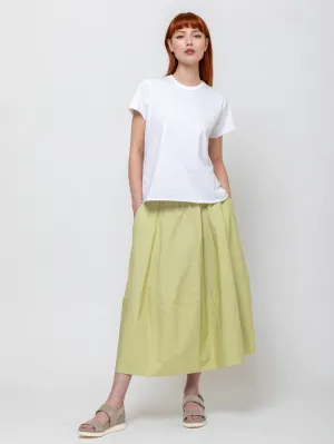 Gonna Gea Cotton Skirt - Pisello