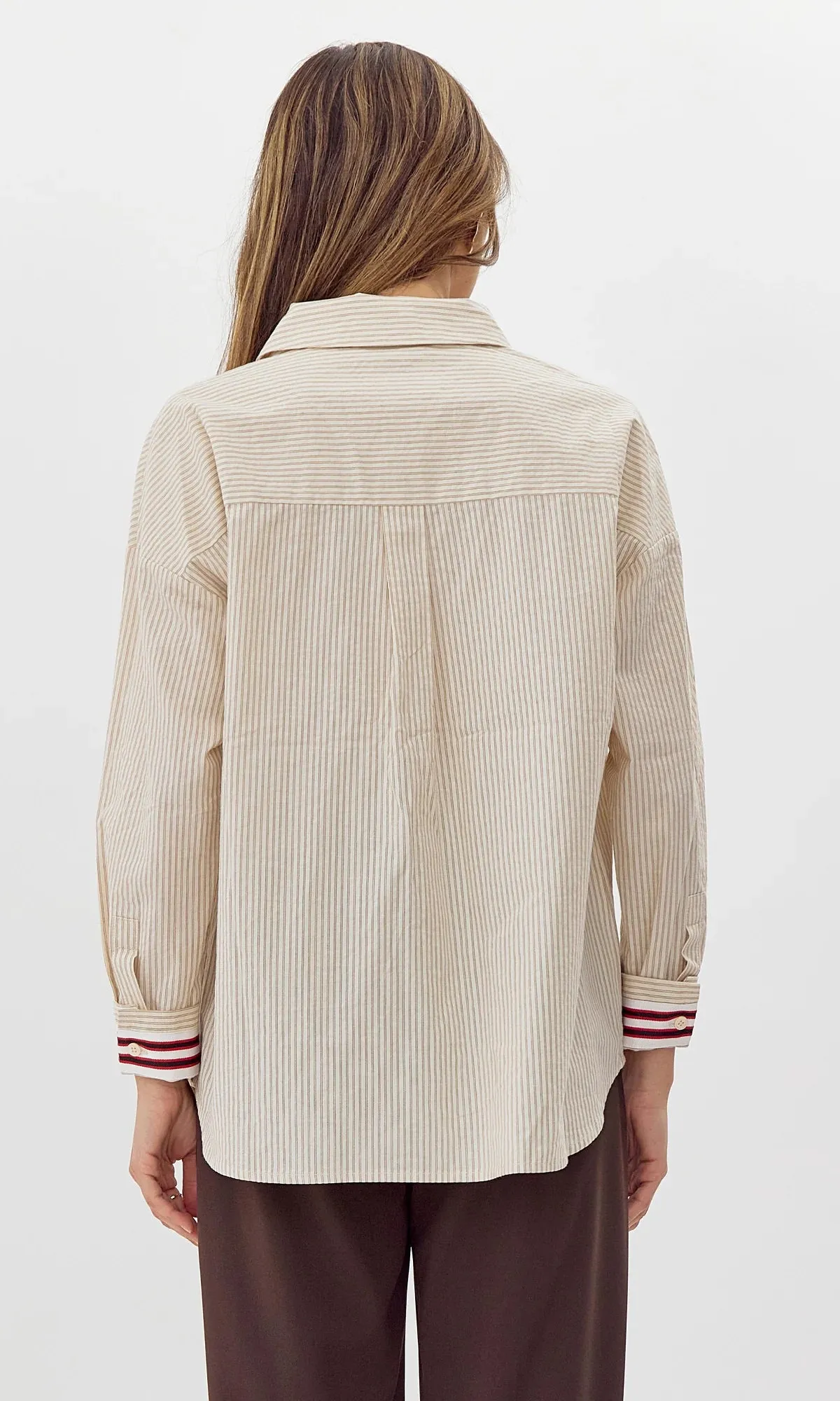 Greta Stripped Button Down