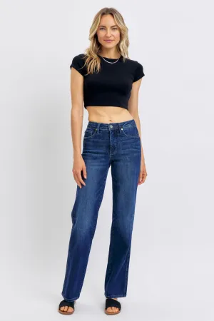 Hazel Blues® | Judy Blue Tummy Control Straight Jeans