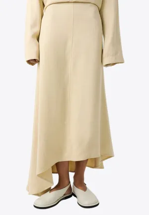 Hirta Asymmetric Midi Skirt