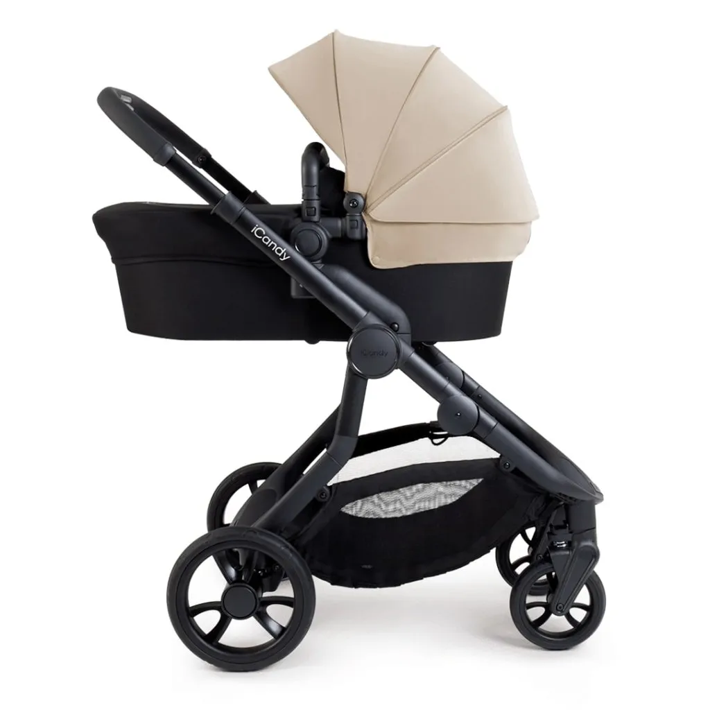 ICANDY Orange 4 Pushchair Combination Bundle - Jet (Latte)