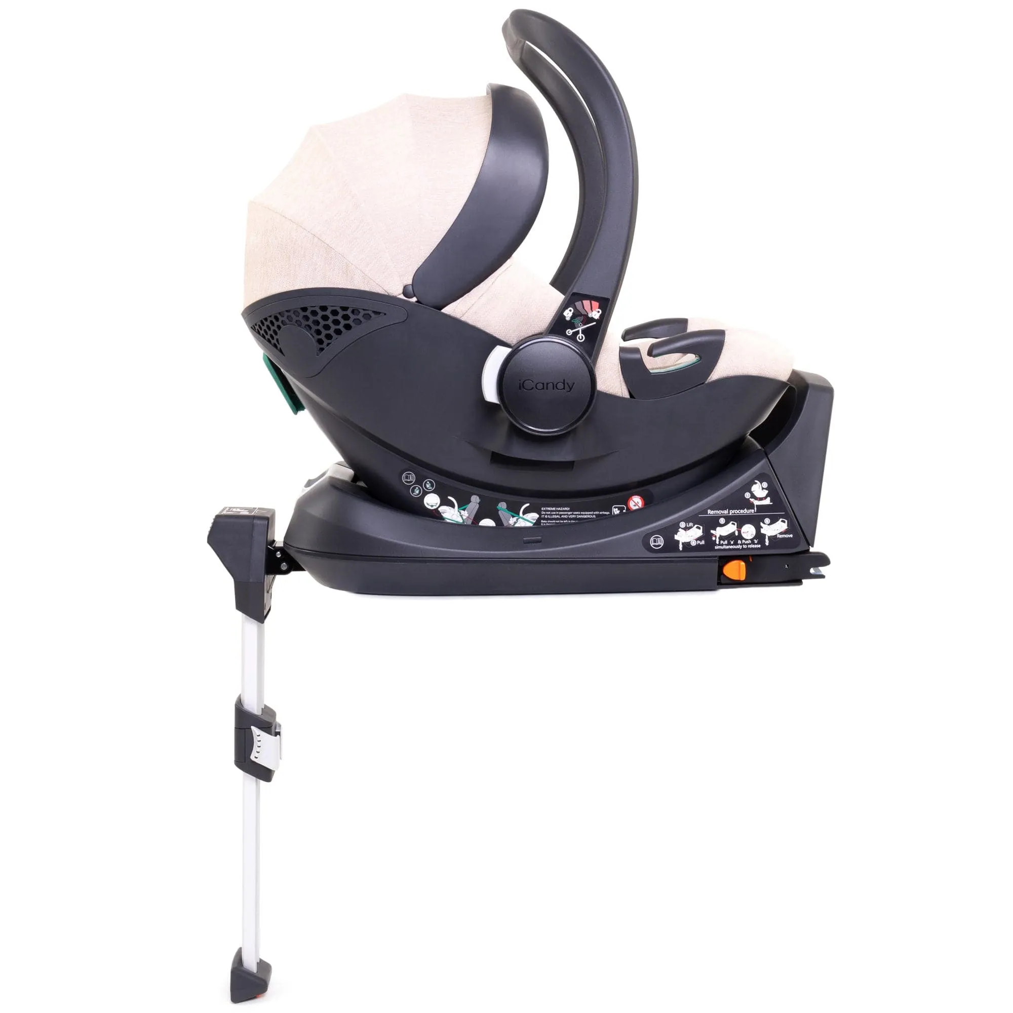 iCandy Orange 4 Twin Complete Cocoon Travel System in Latte