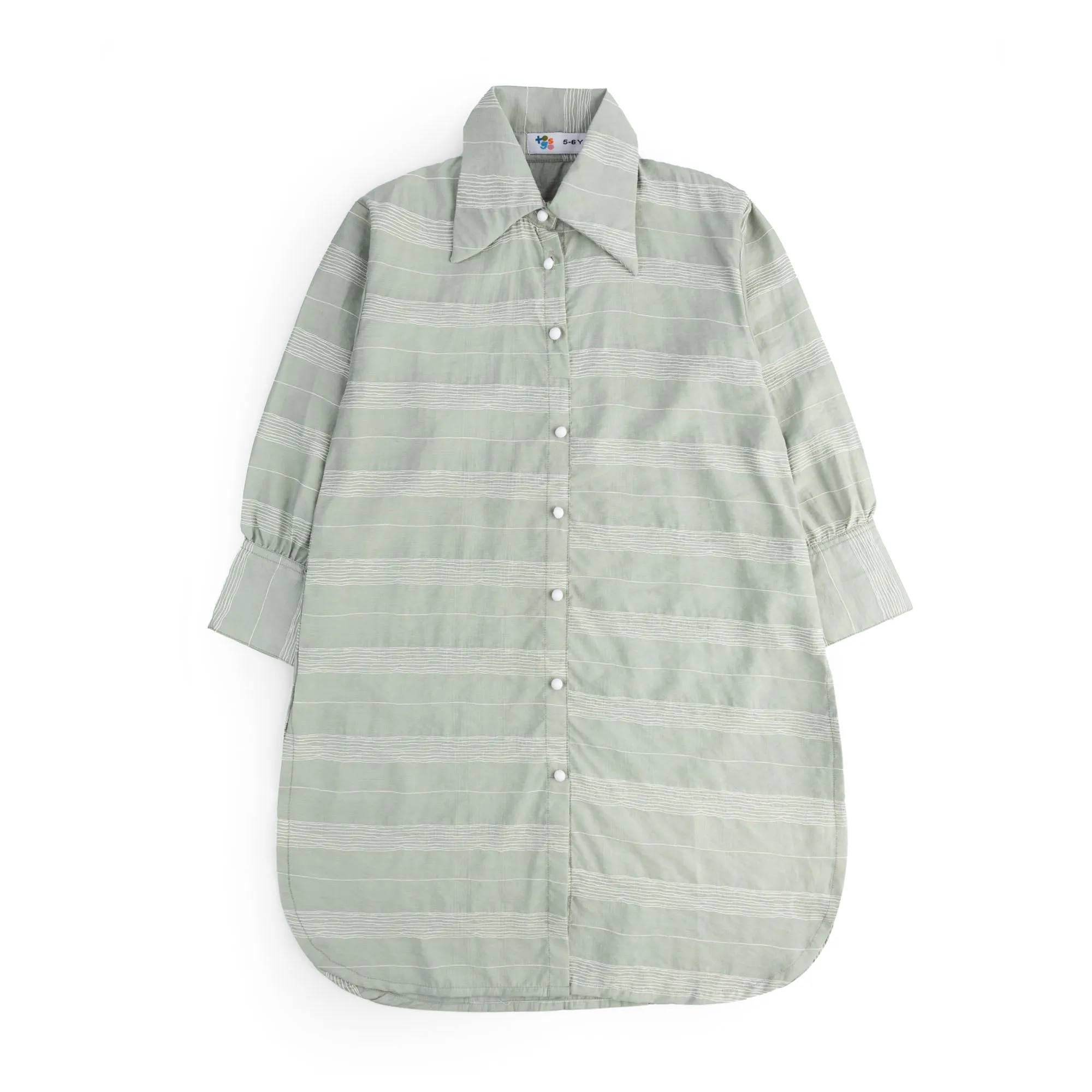 Ice Grey Button Down Shirt