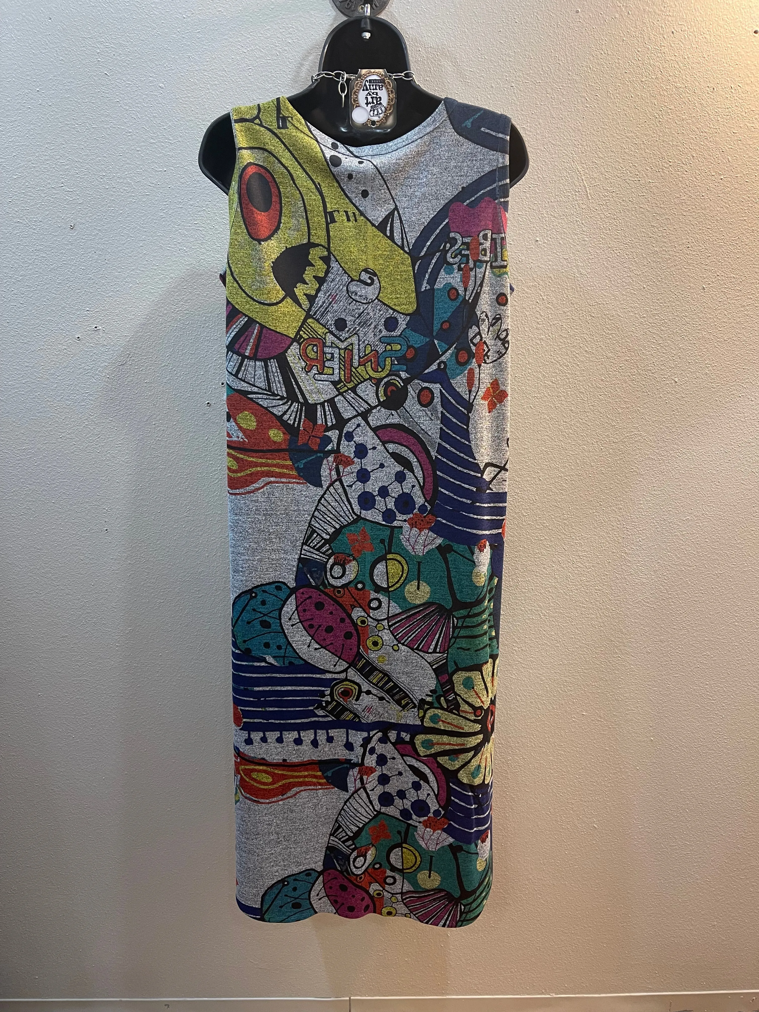 INOAH SUMMER VIBES DRESS SLVLESS W POCKETS