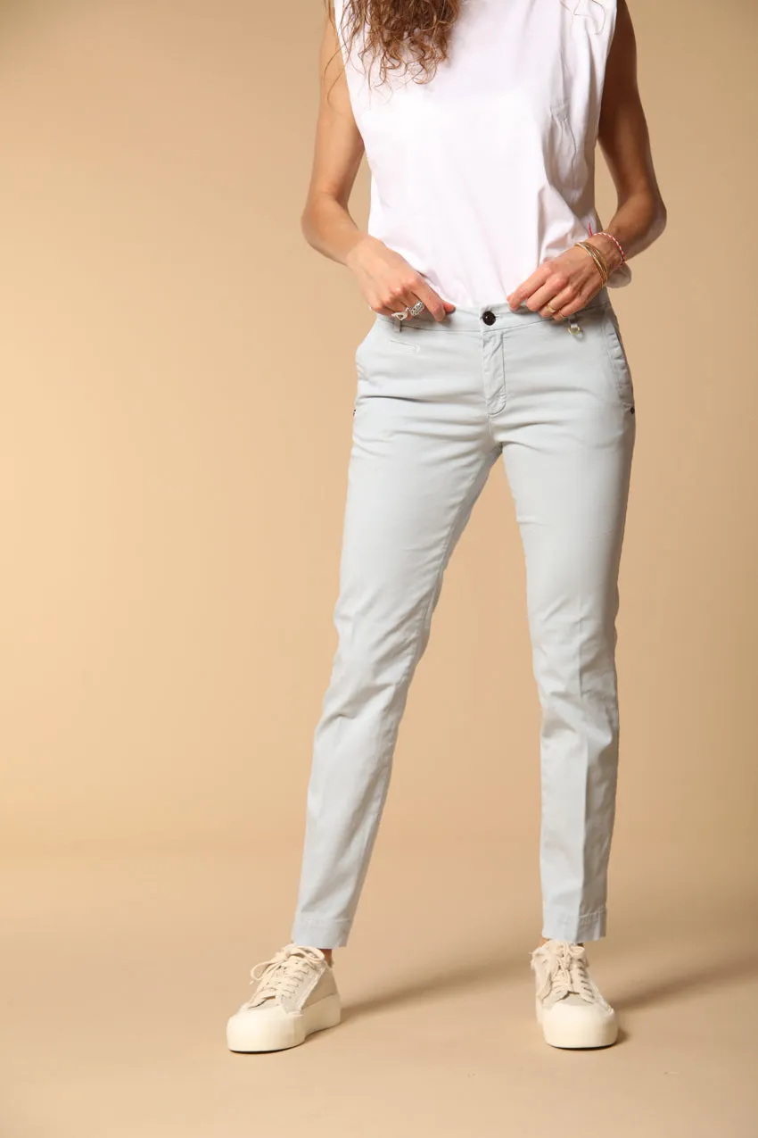 Jaqueline Archivio women's chino pants in gabardine slim fit