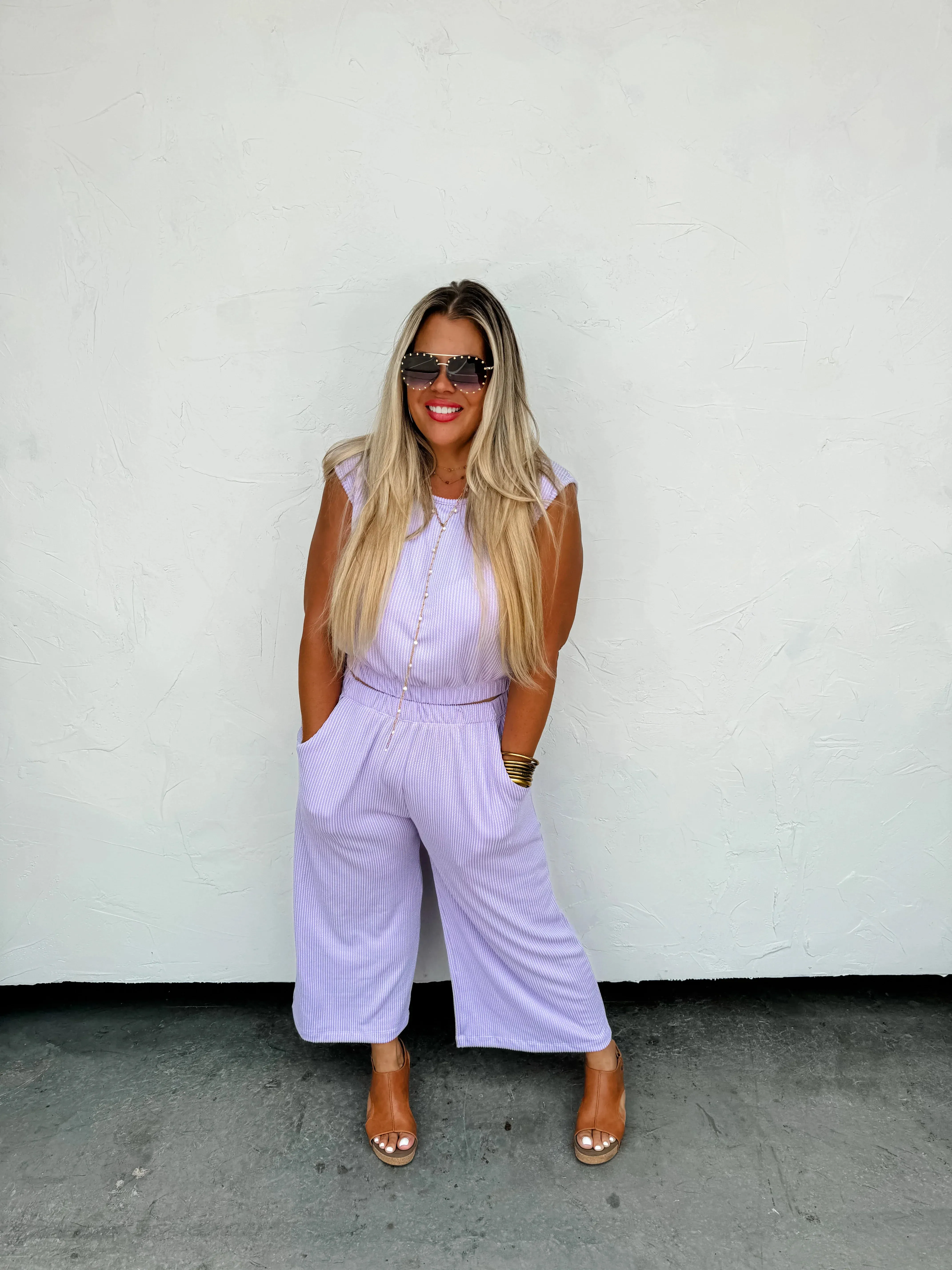 Jessica Cropped Pant Set
